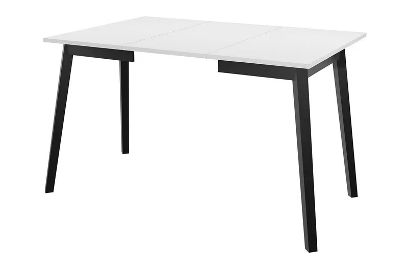 Narberth Litet Utdragbart Kvadratiskt Matbord 85 cm med Trä- och Ekutseende - Svart - Möbler - Matplats - Matbord & köksbord