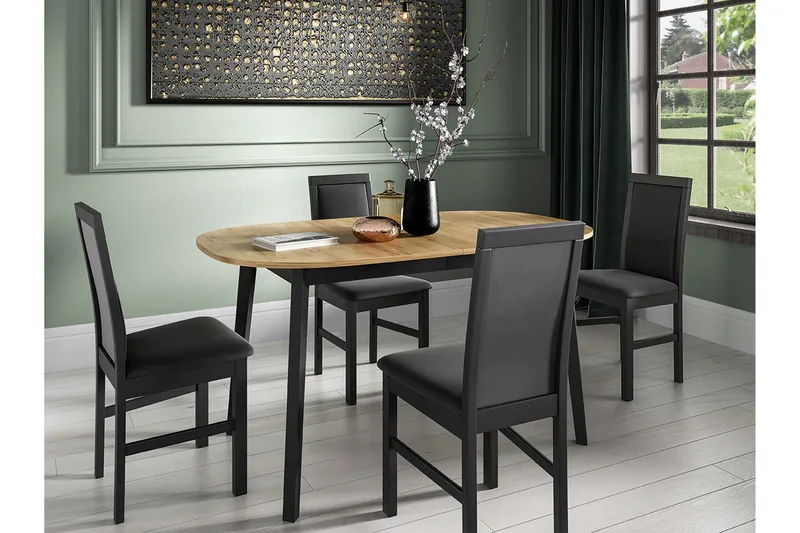 Narberth Matbord 80 cm - Svart - Möbler - Matplats - Matbord & köksbord