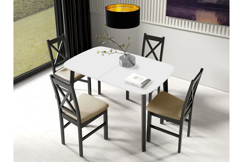 Narberth Matbord 80 cm - Vit - Möbler - Matplats - Matbord & köksbord