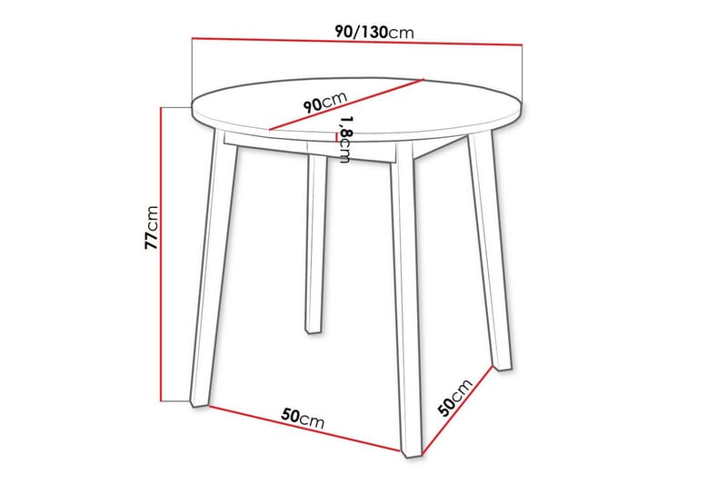 Narberth Matbord - Svart - Möbler - Matplats - Matbord & köksbord