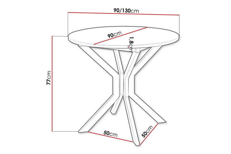 Narberth Matbord - Vit - Möbler - Matplats - Matbord & köksbord