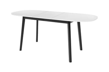 Narberth Utdragbart Ovalt Matbord 150 cm med Trä- och Ekutseende - Svart - Möbler - Matplats - Matbord & köksbord
