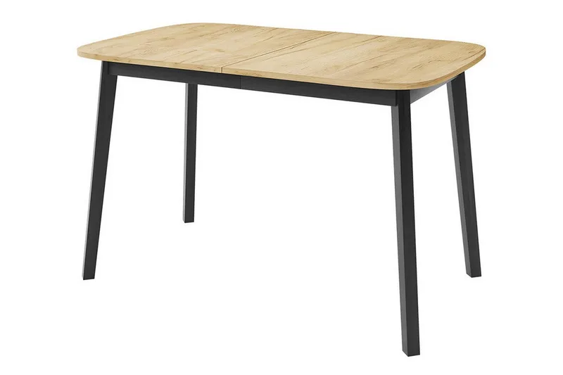 Narberth Utdragbart Rektangulärt Matbord 130 cm i Ek, Svart