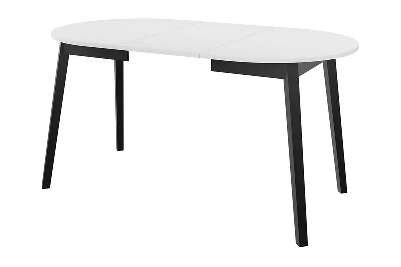 Narberth Utdragbart Runt Matbord i Trä - Vit - Möbler - Matplats - Matbord & köksbord