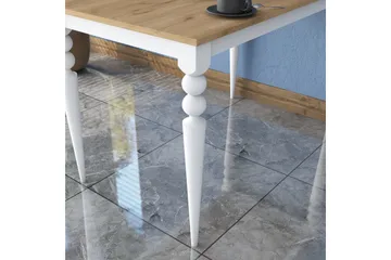 Naryani Matbord 120 cm - Valnöt/Vit - Möbler - Matplats - Matbord & köksbord