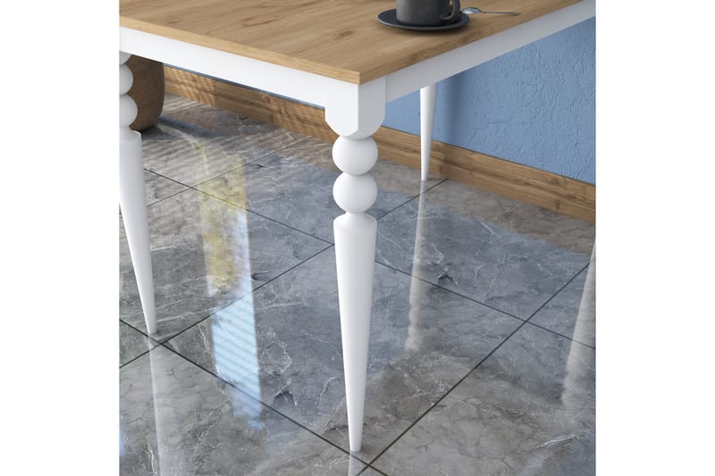 Naryani Matbord 120 cm Valnöt/Vit - Möbler - Matplats - Matbord & köksbord