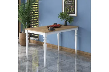 Naryani Matbord 120 cm - Valnöt/Vit - Möbler - Matplats - Matbord & köksbord
