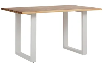Netan Matbord 140 cm - Akacia Brun/Vit - Möbler - Matplats - Matbord & köksbord