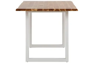 Netan Matbord 140 cm - Akacia Brun/Vit - Möbler - Matplats - Matbord & köksbord