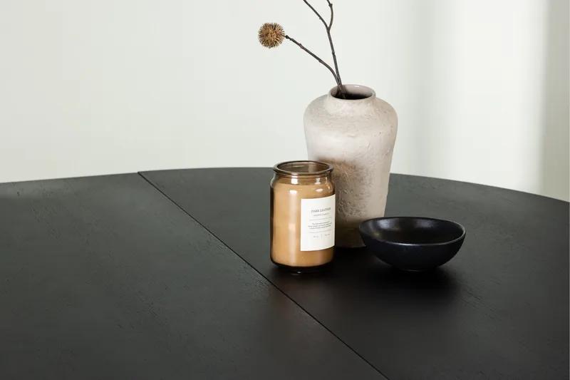 Matbord NO_BRAND Matilda Dining Table Extendable 130/180 - Black / MDF with veneer Black - Möbler - Matplats - Matbord & köksbord