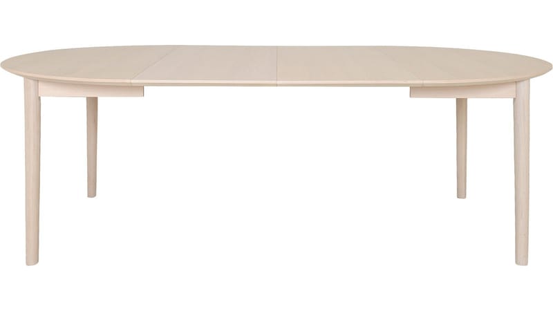 Matbord Nordal 130+50+50 cm - Vitpigmenterad - Möbler - Matplats - Matbord & köksbord
