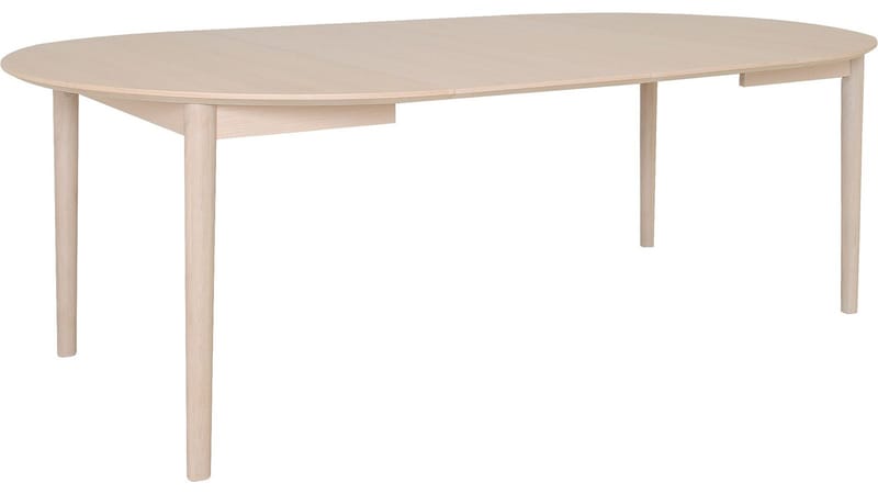 Matbord Nordal 130+50+50 cm - Vitpigmenterad - Möbler - Matplats - Matbord & köksbord