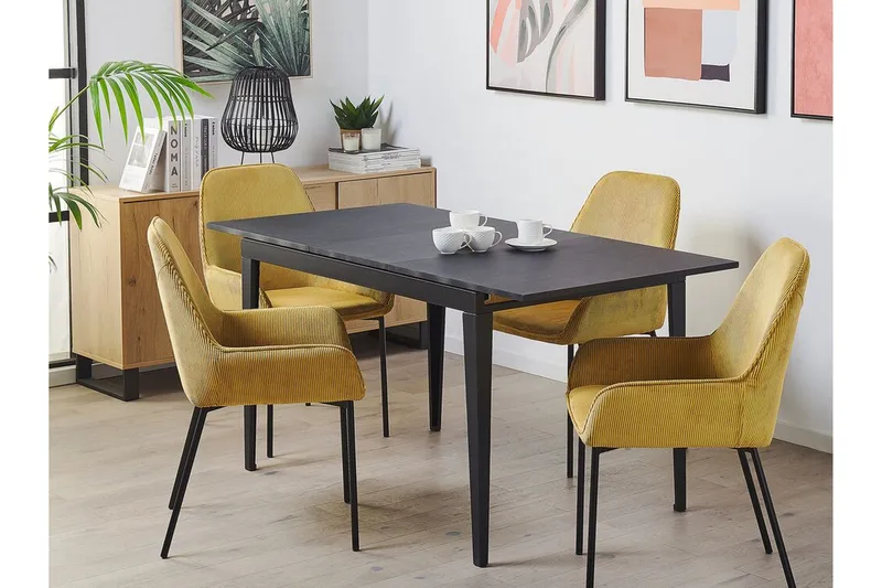 Norley Matbord 160 cm - Svart - Möbler - Matplats - Matbord & köksbord