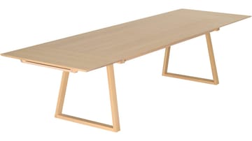 Matbord Norvik 220+50+50 cm - Vitpigmenterad Ek - Möbler - Matplats - Matbord & köksbord