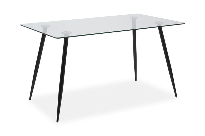 NORVIN Matbord 140 Glas/Svart - Möbler - Matplats - Matbord & köksbord