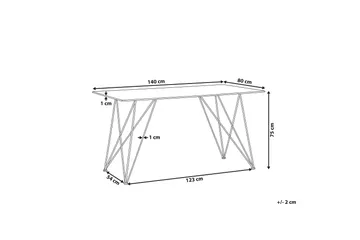 Nunierra Matbord 140 cm - Svart/Guld - Möbler - Matplats - Matbord & köksbord
