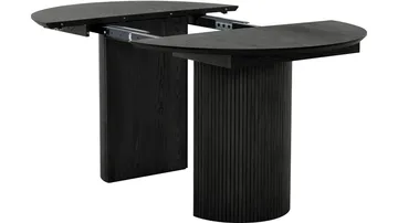 Matbord Odmark 105 cm - Svartlackad Ask - Möbler - Matplats - Matbord & köksbord