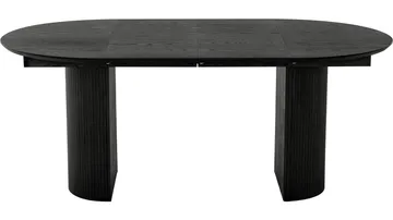 Matbord Odmark 105 cm - Svartlackad Ask - Möbler - Matplats - Matbord & köksbord