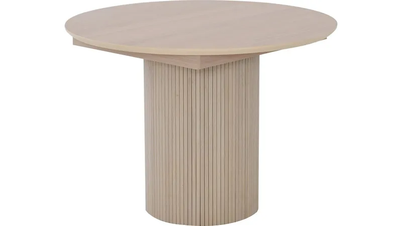 Matbord Odmark 105 cm, Vitpigmenterad Ek