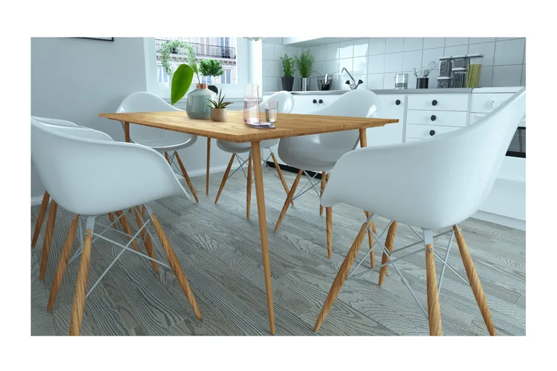 Oktoos Matbord 160 cm - Natur - Möbler - Matplats - Matbord & köksbord