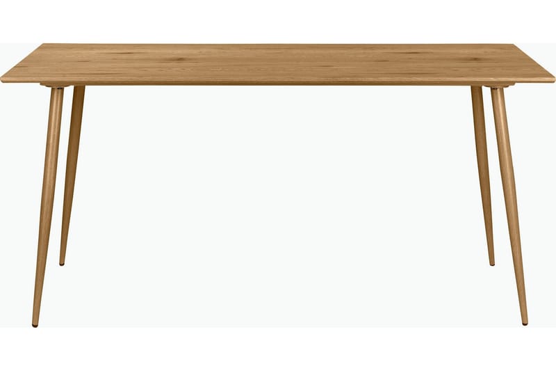 Oktoos Rektangulärt Matbord 120 cm i Trä med Metallben - Brun - Möbler - Matplats - Matbord & köksbord