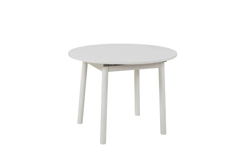 Oliver Litet Runt Matbord 100 cm i Målad MDF - Vit - Möbler - Matplats - Matbord & köksbord