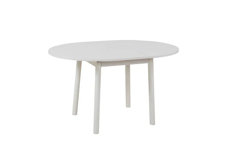 Oliver Litet Runt Matbord 100 cm i Målad MDF - Vit - Möbler - Matplats - Matbord & köksbord