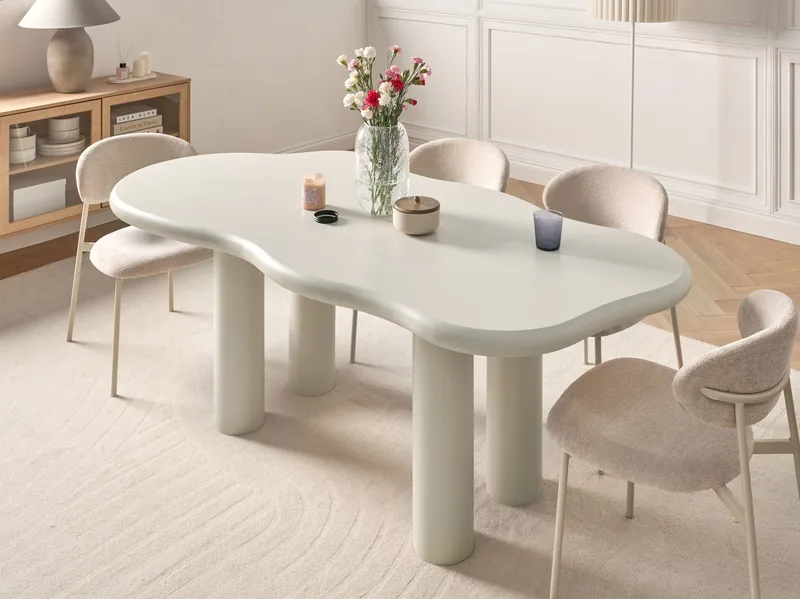 Matbord Ondle 188 cm - Off-white - Möbler - Matplats - Matbord & köksbord