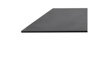 Parkins Rektangulärt Matbord 160 cm med Betong- och Metallutseende - Mörkgrå - Möbler - Matplats - Matbord & köksbord