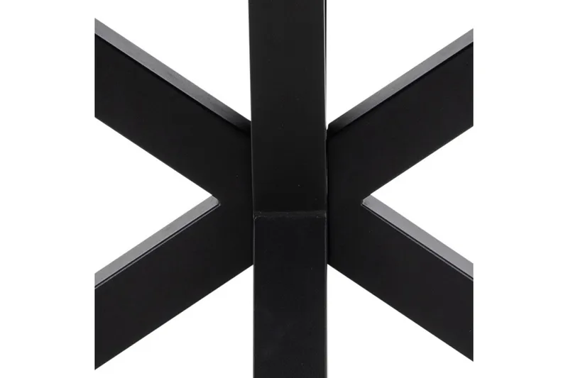 Parkins Rektangulärt Matbord 160 cm med Betong- och Metallutseende - Mörkgrå - Möbler - Matplats - Matbord & köksbord