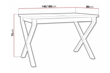 Patrickswell Matbord 80 cm - Svart - Möbler - Matplats - Matbord & köksbord
