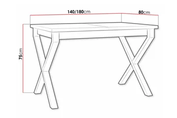 Patrickswell Matbord 80 cm - Svart - Möbler - Matplats - Matbord & köksbord