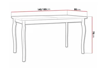 Patrickswell Matbord 80 cm - Svart - Möbler - Matplats - Matbord & köksbord