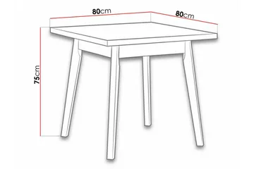 Patrickswell Matbord 80 cm - Svart - Möbler - Matplats - Matbord & köksbord