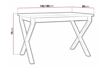 Patrickswell Matbord 80 cm - Vit - Möbler - Matplats - Matbord & köksbord