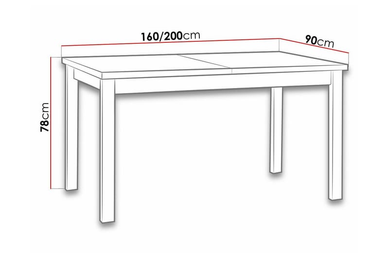 Patrickswell Matbord 90 cm White - Möbler - Matplats - Matbord & köksbord