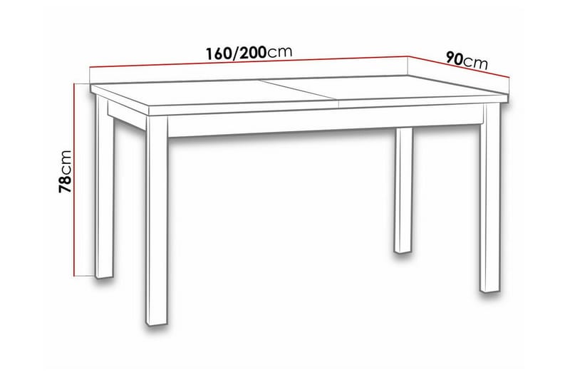 Patrickswell Matbord 90 cm - Möbler - Matplats - Matbord & köksbord