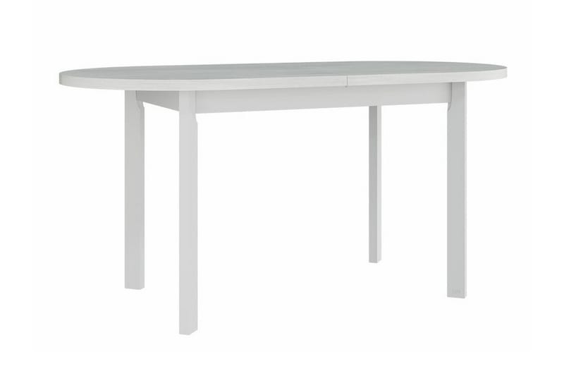 Patrickswell Utdragbart Ovalt Matbord 160 cm i Trä, Vit