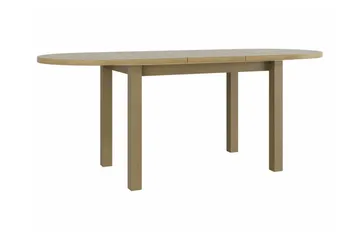 Patrickswell Utdragbart Ovalt Matbord 160 cm i Trä - Vit - Möbler - Matplats - Matbord & köksbord