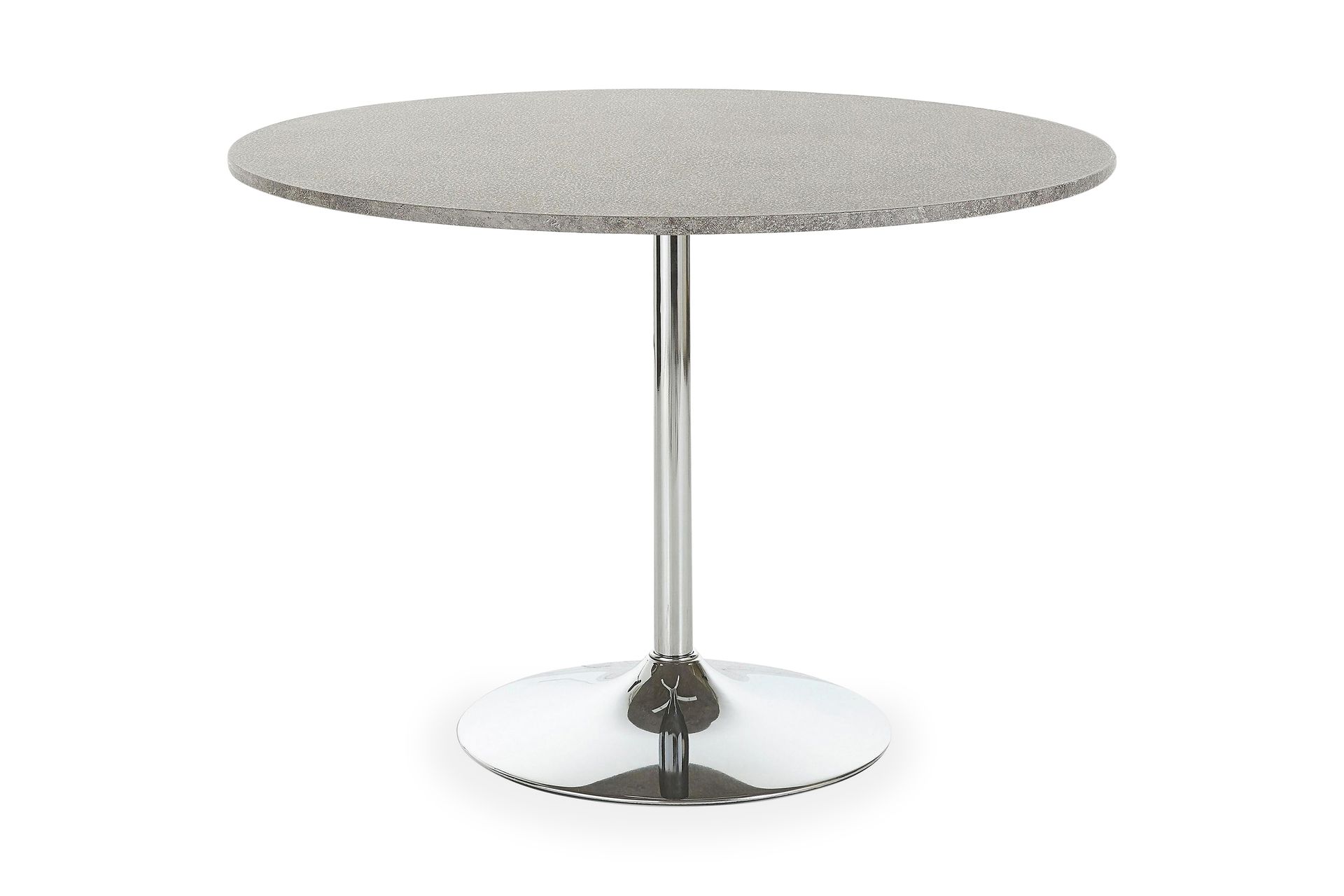 perez matbord 110 runt grå/krom -