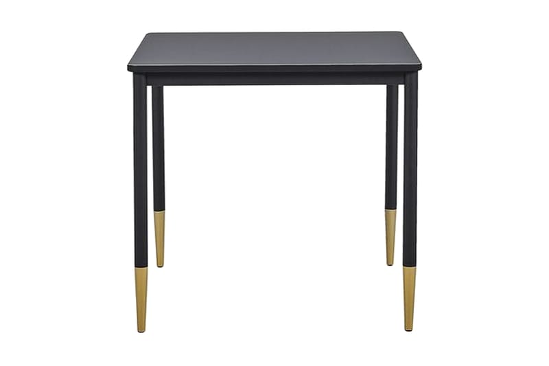 PEWLEY Matbord 80 cm Svart/Guld - Möbler - Matplats - Matbord & köksbord