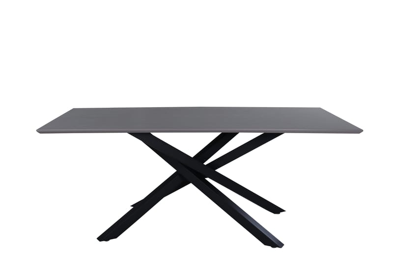 Piazza Matbord 190 cm - Grå/Svart - Möbler - Matplats - Matbord & köksbord