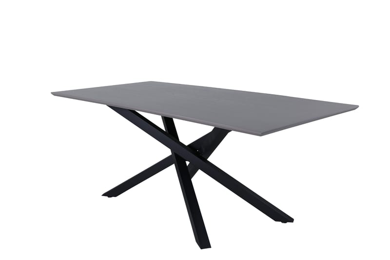 Piazza Matbord 190 cm - Grå/Svart - Möbler - Matplats - Matbord & köksbord