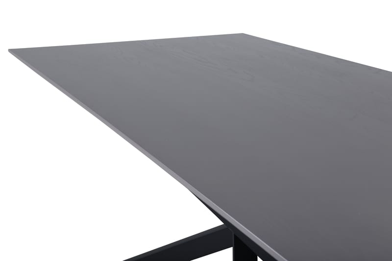 Piazza Matbord 190 cm - Grå/Svart - Möbler - Matplats - Matbord & köksbord