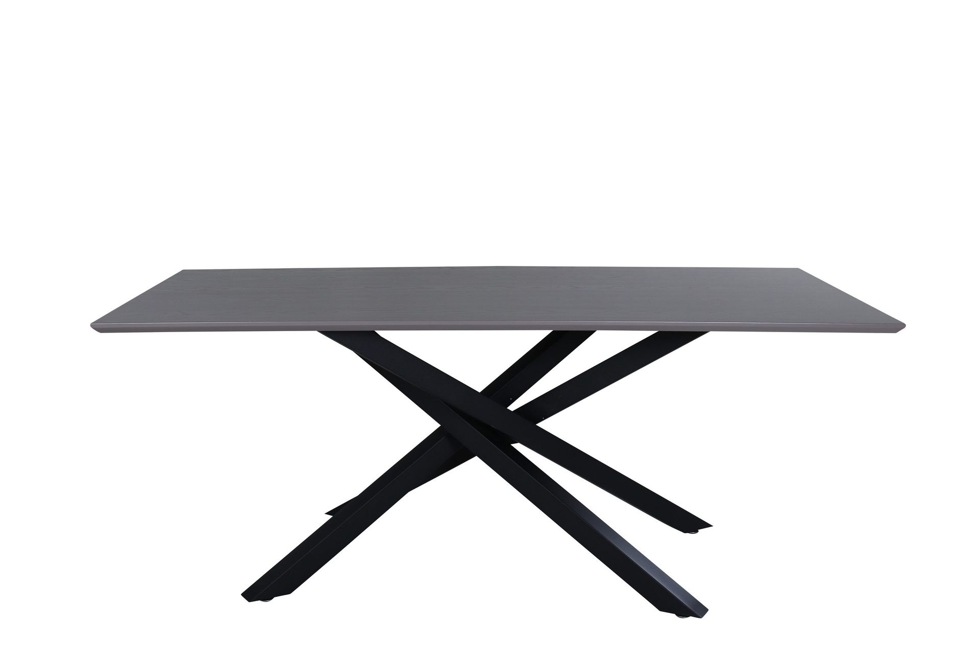 Piazza Matbord 190 cm - Gr&aring;/Svart