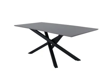 Piazza Matbord 190 cm - Grå/Svart - Möbler - Matplats - Matbord & köksbord