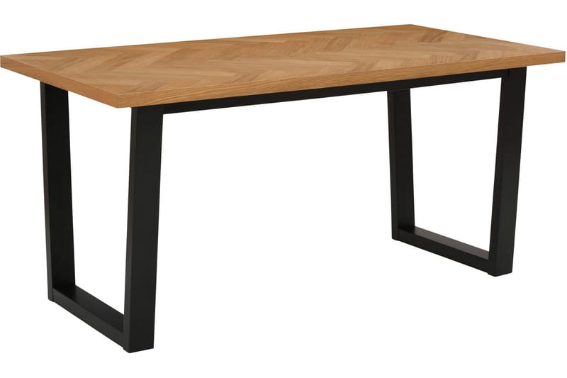 PISALUCCA Matbord 140 cm Natur/Svart - Möbler - Matplats - Matbord & köksbord