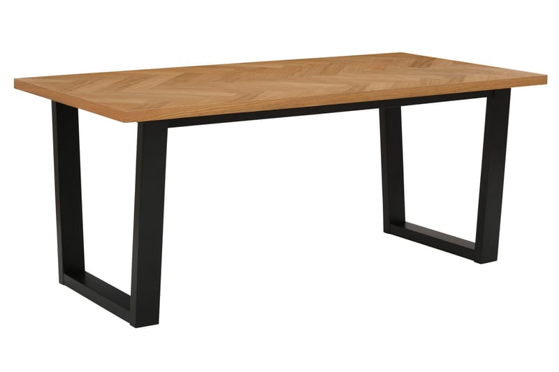 PISALUCCA Matbord 180 cm Natur/Svart - Möbler - Matplats - Matbord & köksbord