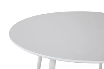 Plaza Litet Runt Matbord 100 cm i Målat Trä - Vit - Möbler - Matplats - Matbord & köksbord