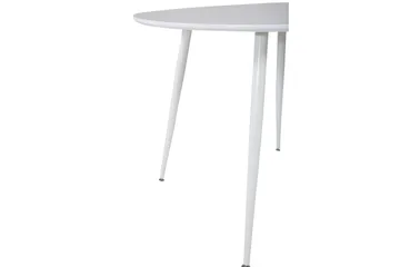 Plaza Litet Runt Matbord 100 cm i Målat Trä - Vit - Möbler - Matplats - Matbord & köksbord